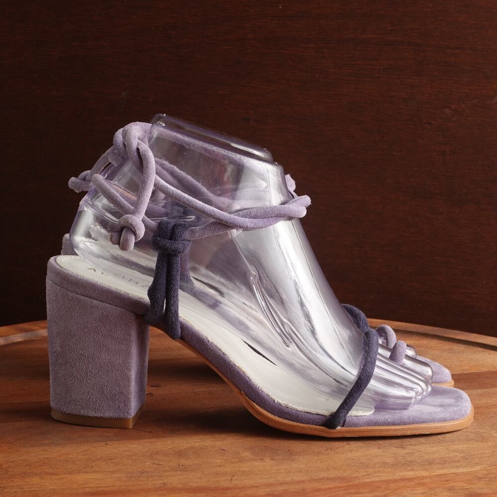 ALOHAS Purple Heeled Sandals